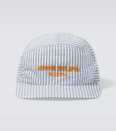 Marina logo striped baseball cap