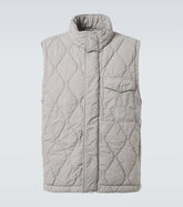 Ghost quilted padded vest