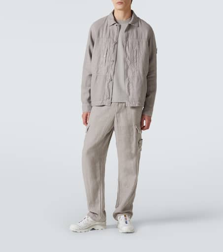 Ghost Compass linen overshirt