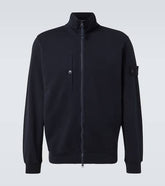 Ghost cotton-blend zip up sweatshirt