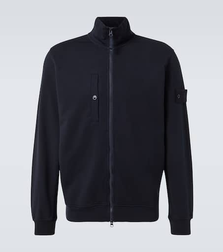 Ghost cotton-blend zip up sweatshirt