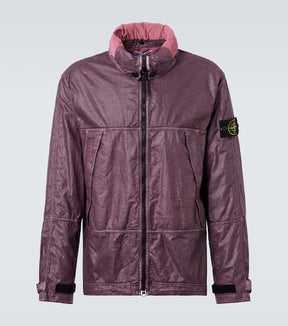 Logo linen jacket