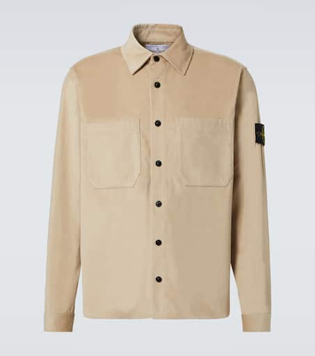 Compass cotton corduroy shirt