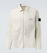 Cotton-blend overshirt