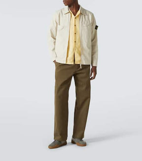 Cotton-blend overshirt