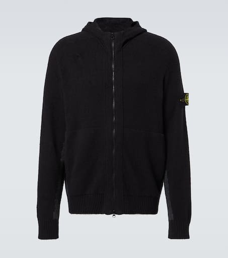 Compass cotton-blend hoodie
