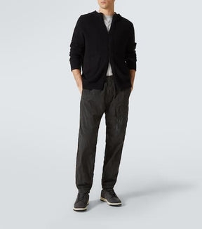 Compass cotton-blend hoodie