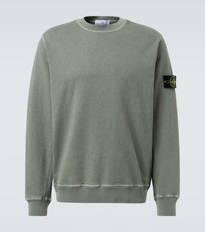 Compass cotton jersey sweatshirt