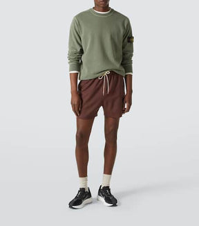 Compass cotton jersey sweatshirt