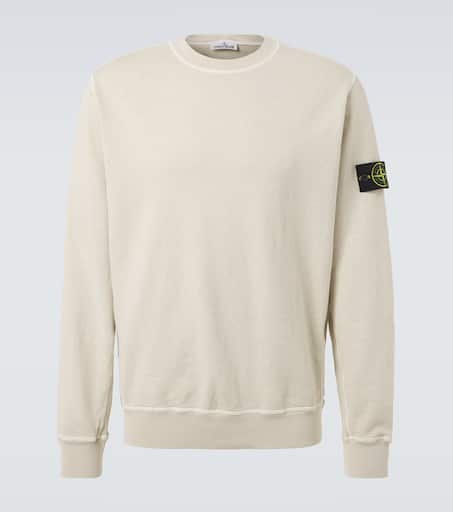 Compass cotton jersey sweatshirt