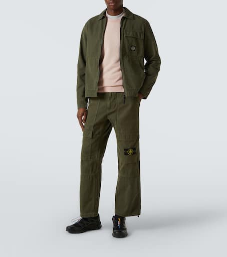 Compass cotton jersey sweatshirt