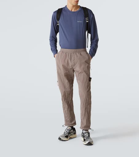 Technical straight pants