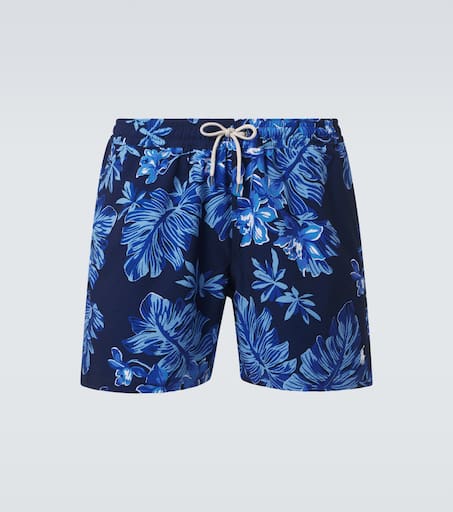 Floral swim trunks