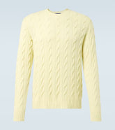 Cable-knit cashmere sweater