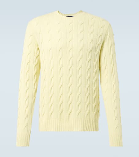 Cable-knit cashmere sweater