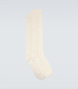 Pointelle cotton socks