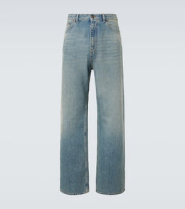 High-rise wide-leg jeans
