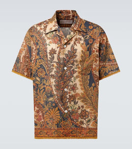 Paisley linen shirt