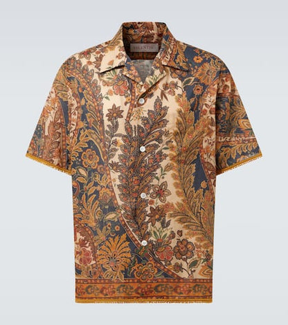 Paisley linen shirt