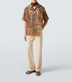 Paisley linen shirt