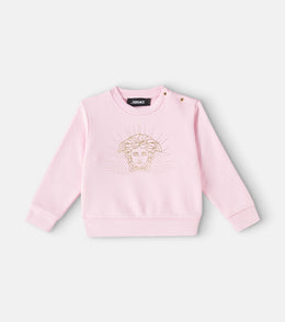 Baby Medusa cotton jersey sweatshirt