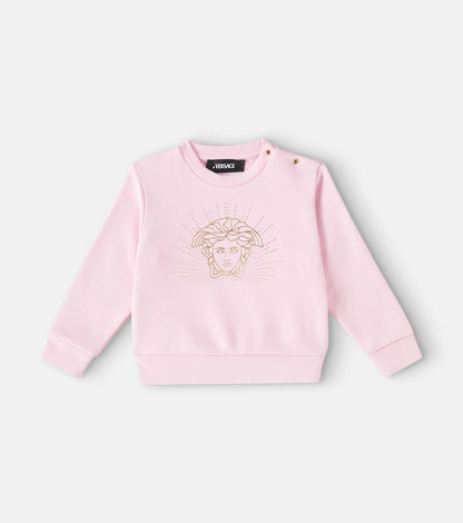 Baby Medusa cotton jersey sweatshirt