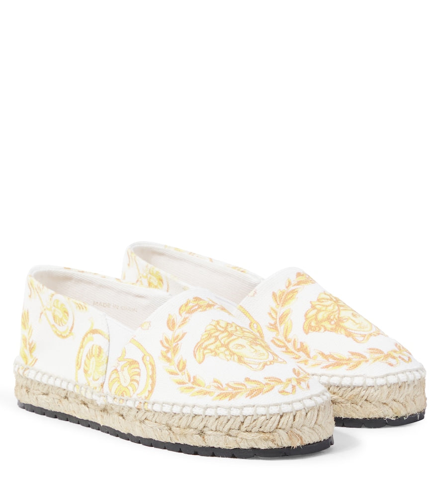 Medusa printed espadrilles