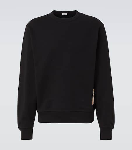 Burberry Check cotton sweatshirt