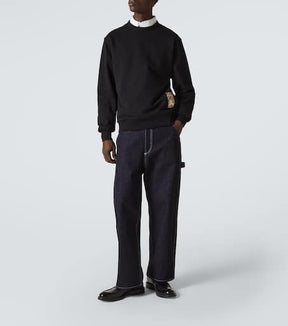 Burberry Check cotton sweatshirt