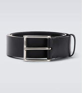 Burberry Check debossed leather belt