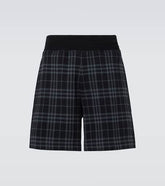 Checked shorts