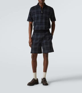 Checked shorts