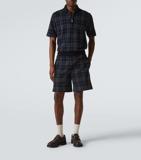 Checked shorts