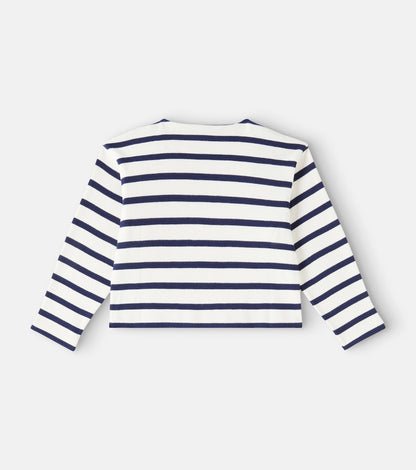 Striped cotton jersey T-shirt