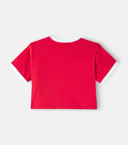 Printed cotton T-shirt