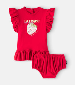 Baby cotton jersey dress
