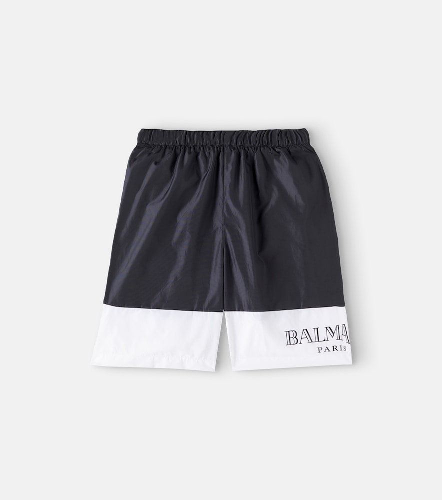 Printed swim trunks