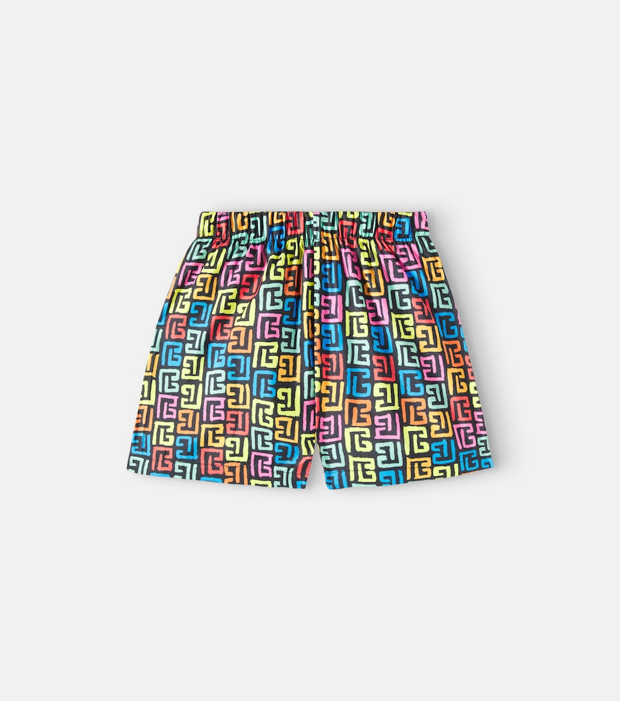 Printed swim trunks