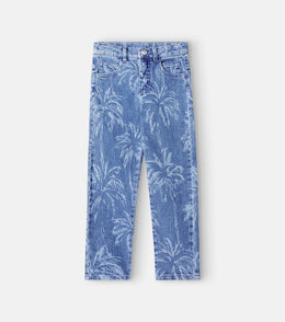 Printed jeans