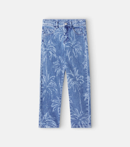 Printed jeans