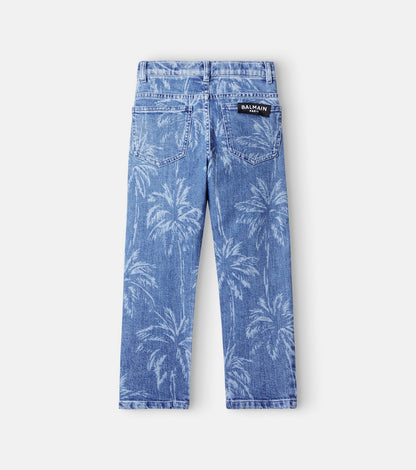 Printed jeans