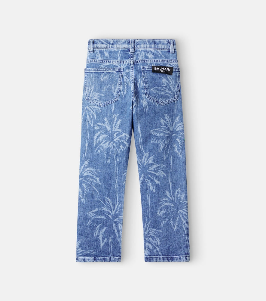 Printed jeans