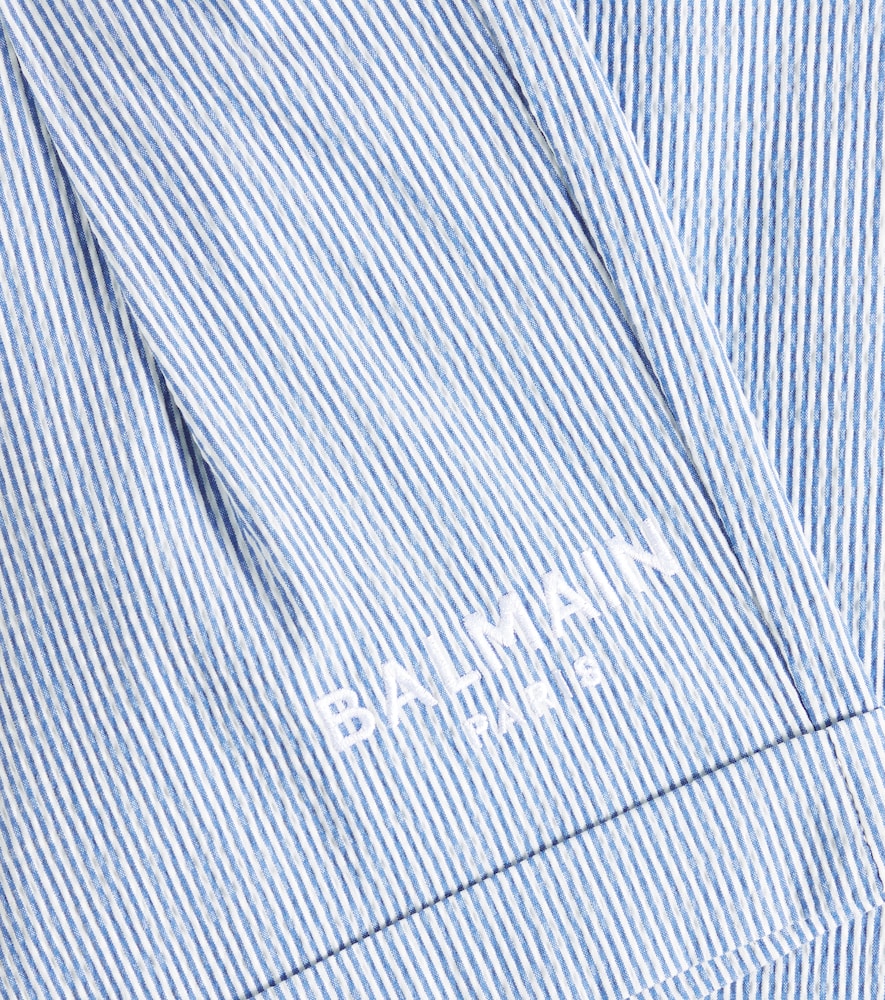 Logo cotton-blend Bermuda shorts
