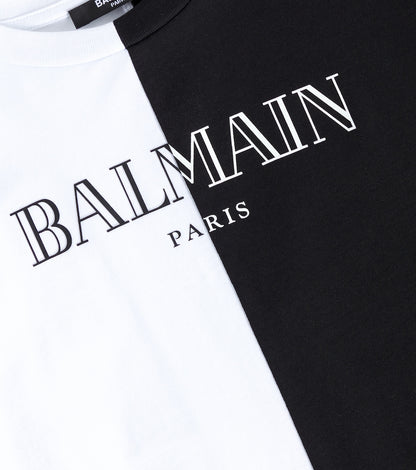 Colorblocked cotton jersey T-shirt