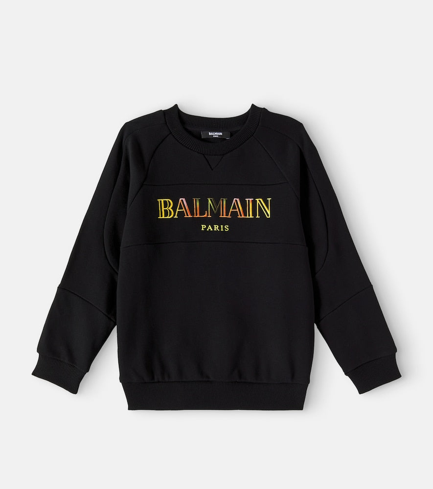 Logo cotton jersey sweatshirt