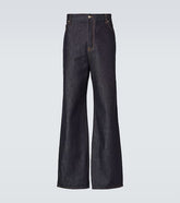 High-rise wide-leg jeans