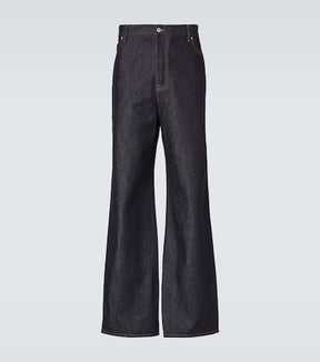 High-rise wide-leg jeans