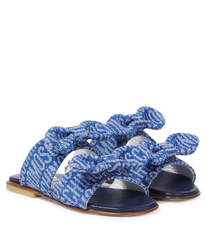 Denim sandals