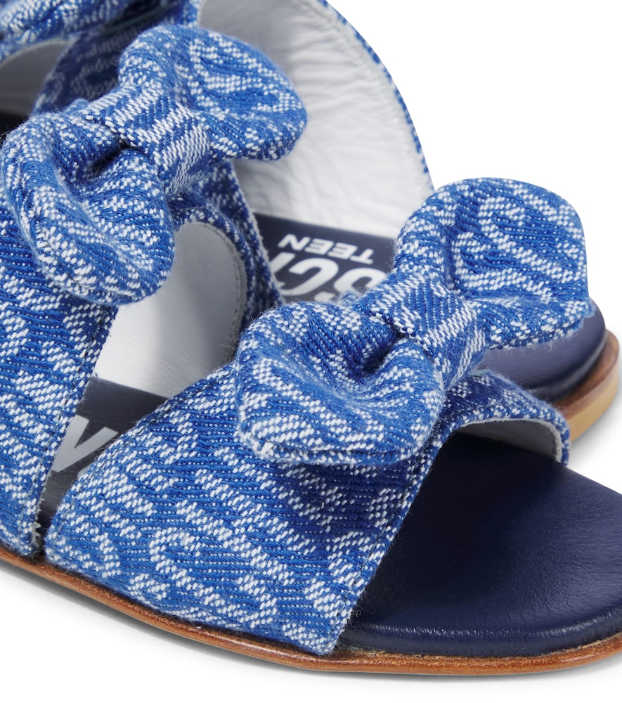 Denim sandals