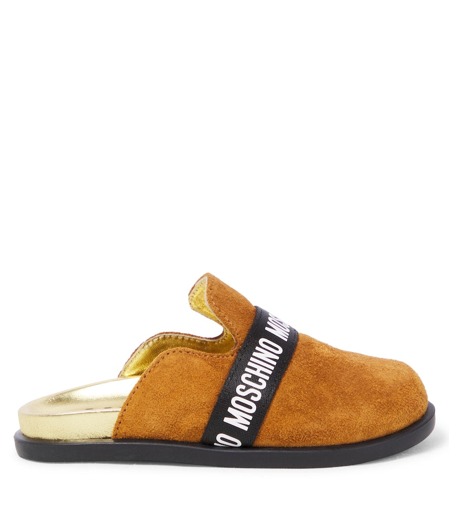 Leather clogs